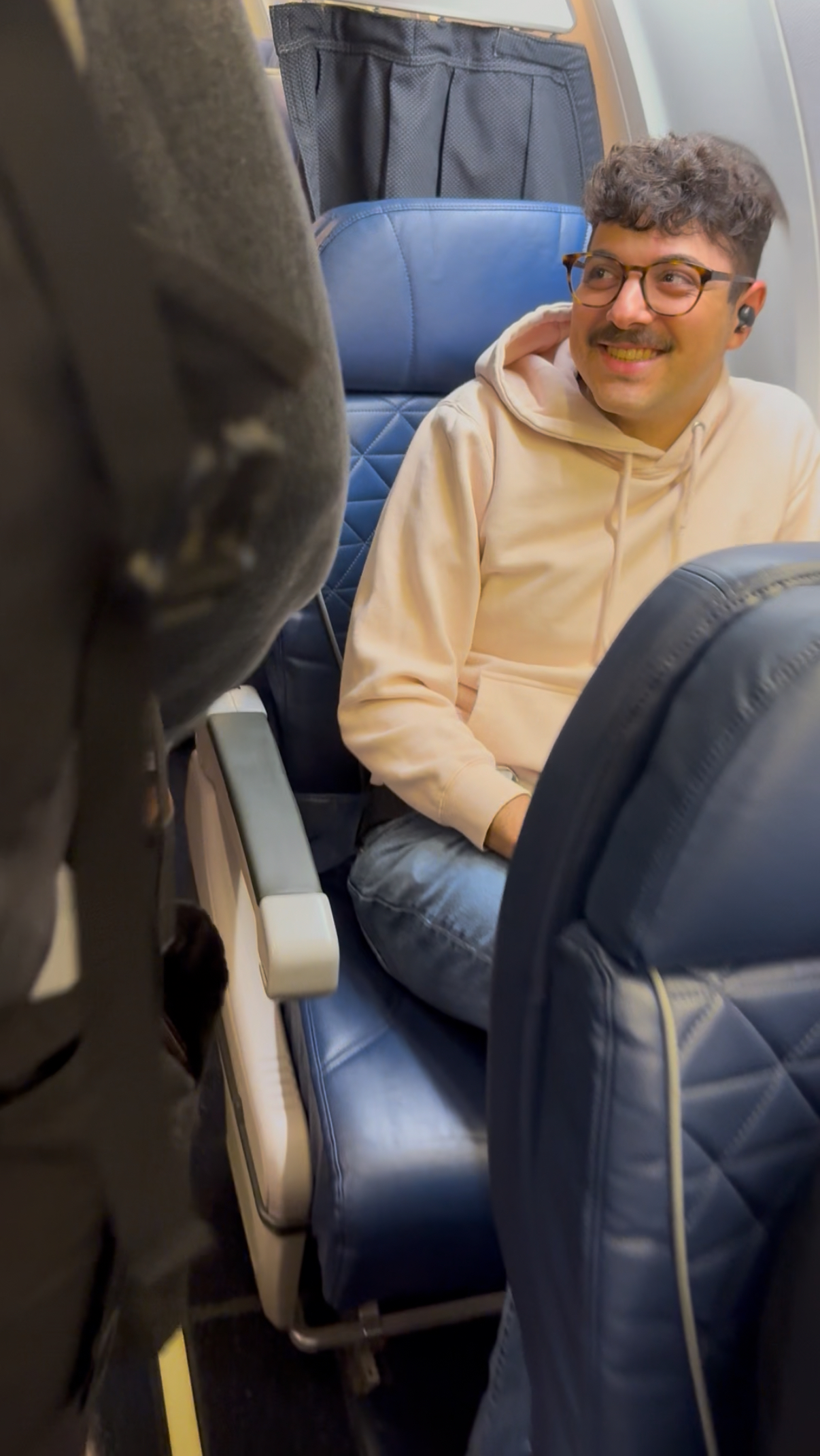 Josh in first class