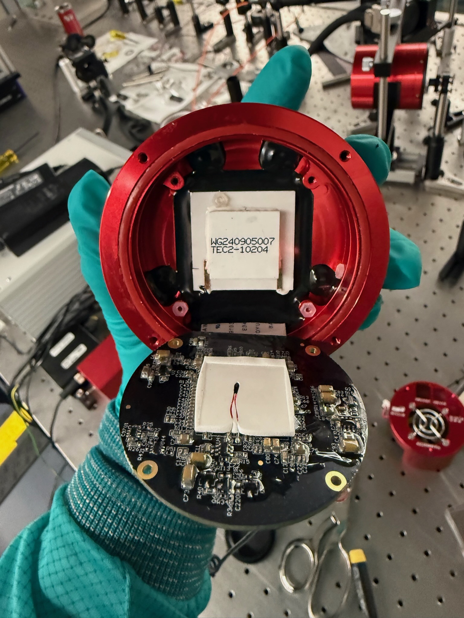 Heatsink and TEC unit