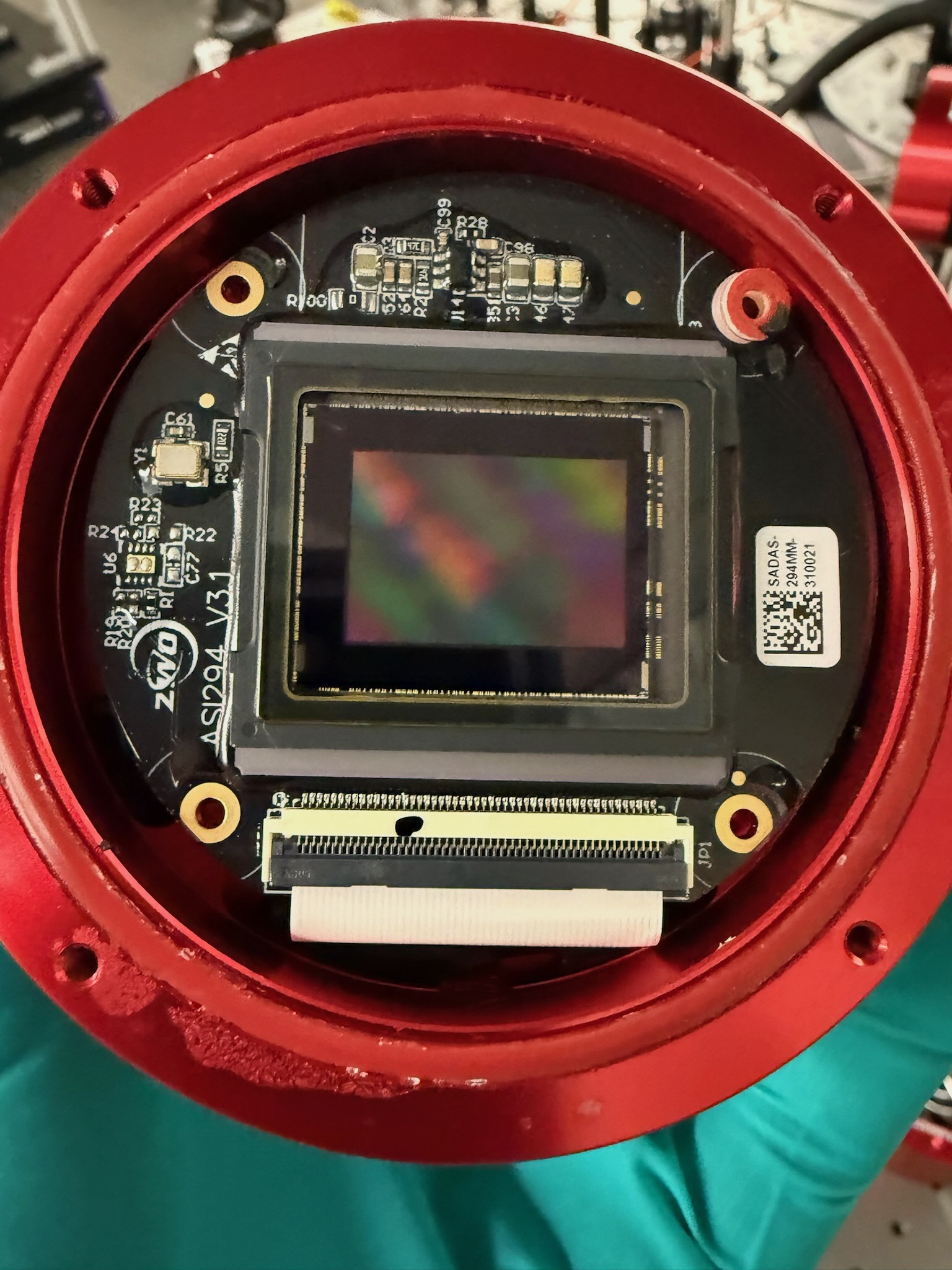 Sensor exposed from the top